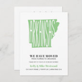 ARKANSAS We hebben het nieuwe adres Nieuw startpun Briefkaart (Voorkant / Achterkant)