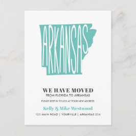 ARKANSAS We hebben het nieuwe adres Nieuw startpun Briefkaart