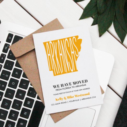 ARKANSAS We hebben het nieuwe adres Nieuw startpun Briefkaart