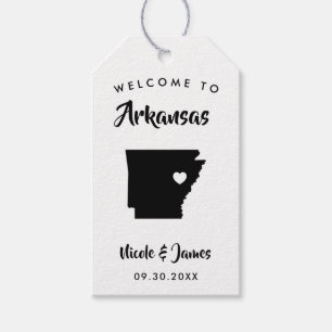 Arkansas Wedding Welcome Bag Labels voor Hotel Gue Cadeaulabel