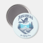 Arkansas – Wild and Beautiful Magneet (Voorkant / Achterkant)