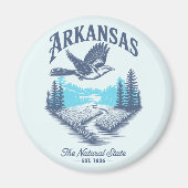 Arkansas – Wild and Beautiful Magneet (Voorkant)