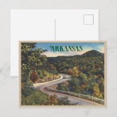 Arkansas Winding Road in Autumn Briefkaart (Voorkant / Achterkant)