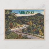  Arkansas Winding Road in Autumn Briefkaart (Voorkant)
