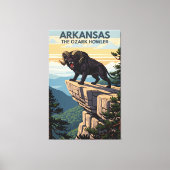 Arkansas WPA Ozark Bruller Reizen Canvas Afdruk (Voorkant)