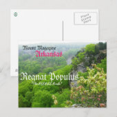 Arkansas/zet het Briefkaart van het Tijdschrift op (Voorkant / Achterkant)