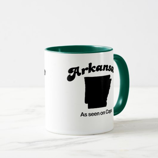 Arkansas - Zoals gezien op Cops Mok (Voorkant rechts)