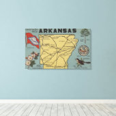 ArkansasLarge Letter ScenesArkansas 2 Canvas Afdruk (Insitu (Houten vloer))