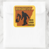 Arkansquatcher Vierkante Sticker (Tas)