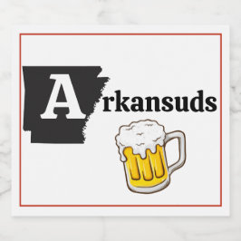 Arkansuds Mok Bier Etiket