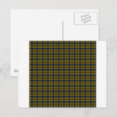 Arkanzas Staat Tartan Briefkaart (Voorkant / Achterkant)