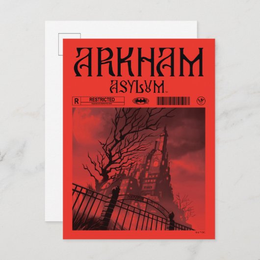 Arkham Asylum: Beperkt Briefkaart (Voorkant / Achterkant)