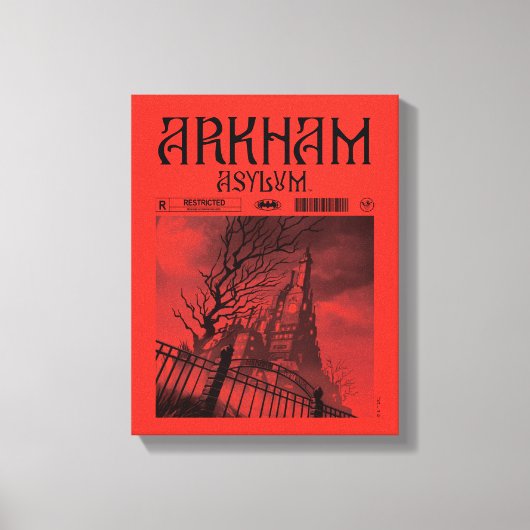 Arkham Asylum: Beperkt Canvas Afdruk (Voorkant)
