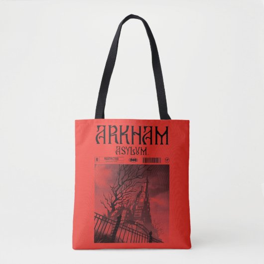 Arkham Asylum: Beperkt Tote Bag (Voorkant)