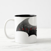 Arkham City Bat Symbol Tweekleurige Koffiemok (Links)