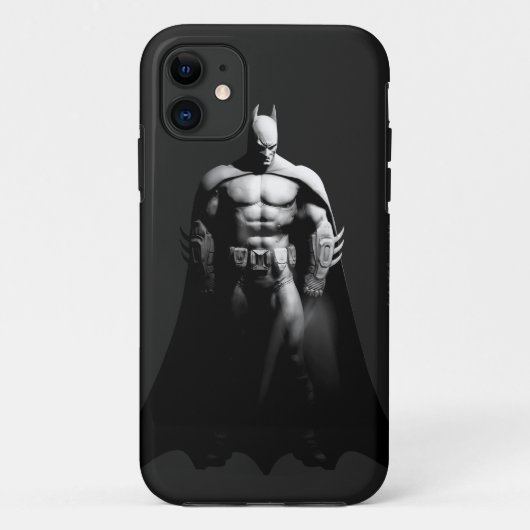 Arkham City | Batman Black en White Wide Pose Case-Mate iPhone Case (Achterkant)