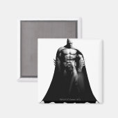 Arkham City | Batman Black en White Wide Pose Magneet (Voorkant / Achterkant)