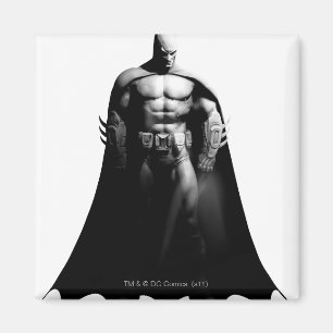 Arkham City   Batman Black en White Wide Pose Magneet