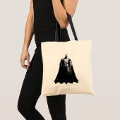 Arkham City | Batman Black en White Wide Pose Tote Bag (Voorkant (product))