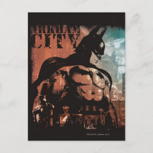Arkham City Batman gemengde media Briefkaart