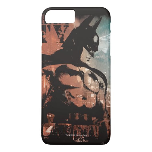 Arkham City Batman gemengde media Case-Mate iPhone Case (Achterkant)