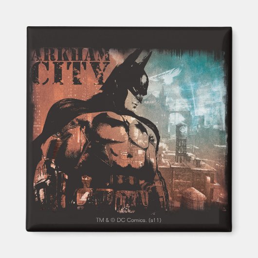 Arkham City Batman gemengde media Magneet (Voorkant)