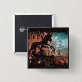 Arkham City Batman gemengde media Vierkante Button 5,1 Cm (Voorkant /achterkant)