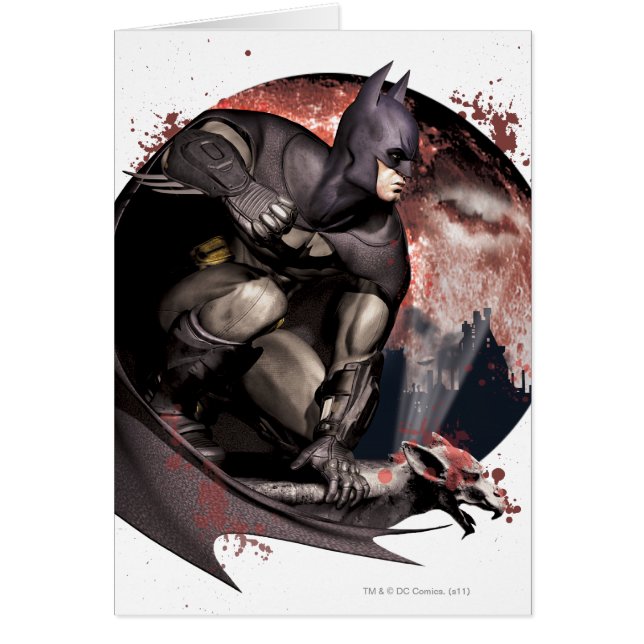 Arkham City Batman Moon (Voorkant)