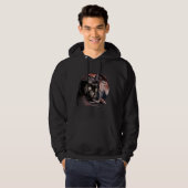 Arkham City Batman Moon Hoodie (Voorkant volledig)
