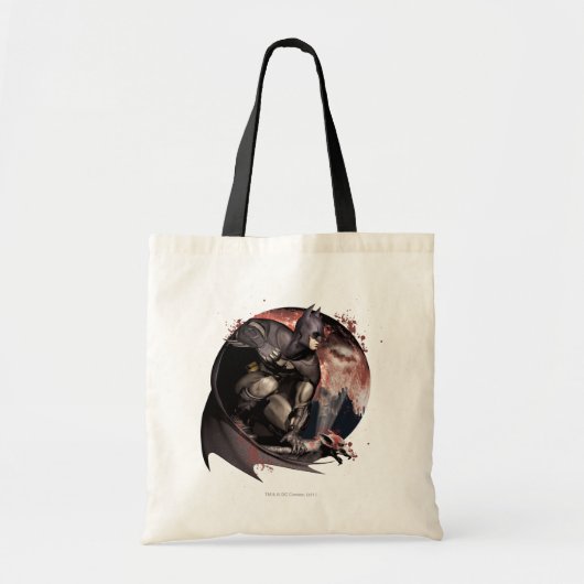 Arkham City Batman Moon Tote Bag (Voorkant)