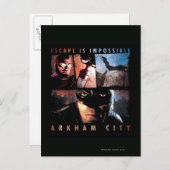 Arkham City Escape is onmogelijk Briefkaart (Voorkant / Achterkant)