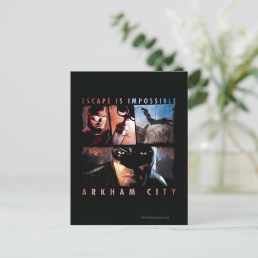 Arkham City Escape is onmogelijk Briefkaart (Staand voorkant)