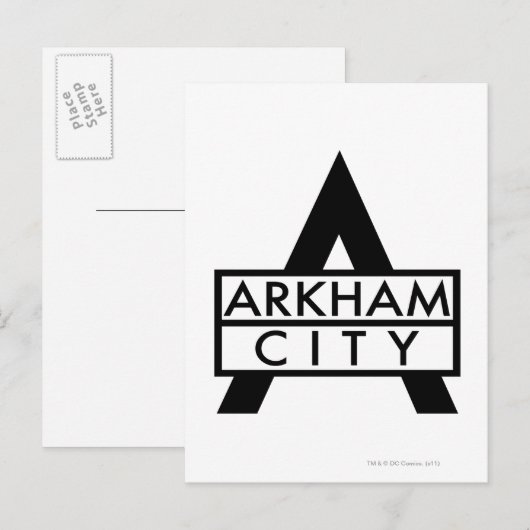 Arkham City Icon Briefkaart (Voorkant / Achterkant)