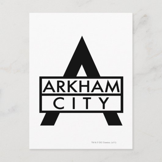 Arkham City Icon Briefkaart (Voorkant)