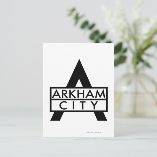 Arkham City Icon Briefkaart (Staand voorkant)