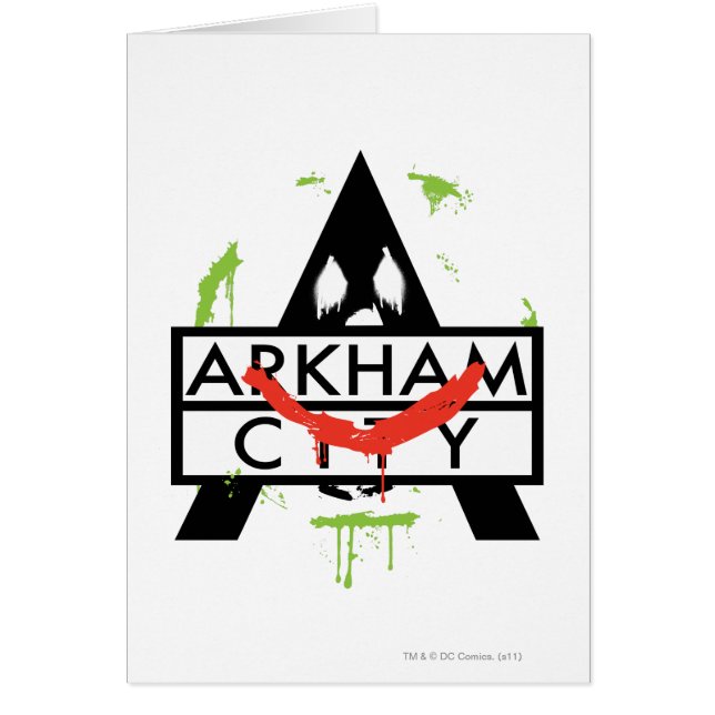 Arkham City Icon w/ Joker marks 2 (Voorkant)