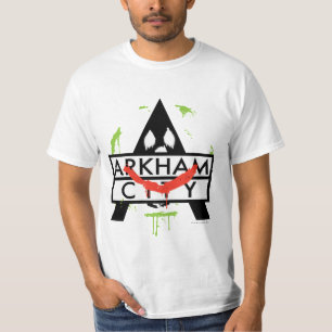 Arkham City Icon w/ Joker marks 2 T-shirt