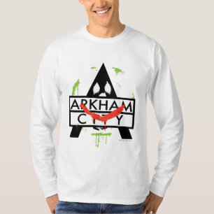 Arkham City Icon w/ Joker marks 2 T-shirt
