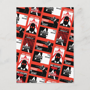 Arkham City Propaganda Patroon Briefkaart