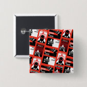 Arkham City Propaganda Patroon Vierkante Button 5,1 Cm (Voorkant /achterkant)