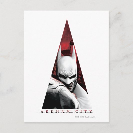Arkham City Triangle Briefkaart (Voorkant)