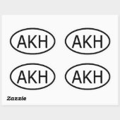 Arkham Ovale Sticker (Vel)