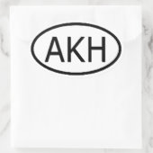 Arkham Ovale Sticker (Tas)