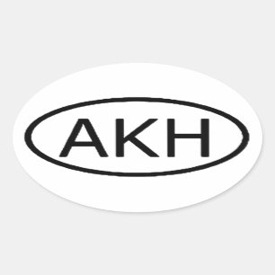 Arkham Ovale Sticker