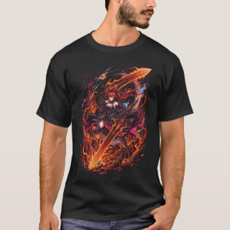 Arknights Endfield Laevatein Qingming Zwaard Stil T-shirt