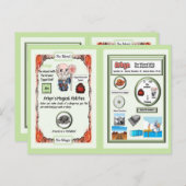 Arkyn Wizard - Arsenic Element Briefkaart (Voorkant / Achterkant)