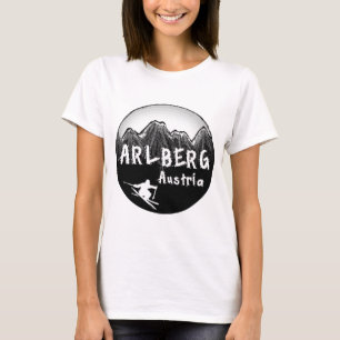 Arlberg Austria skier T-shirt
