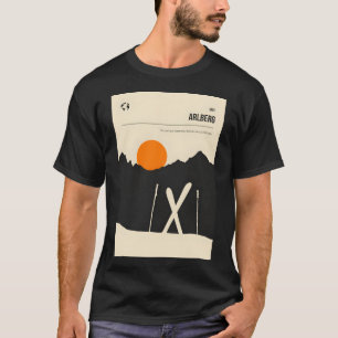 Arlberg Oostenrijk Tirol Ski Snowboard Reizen P T-shirt