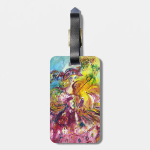 ARLECCHINA VIOLINIST / Venetiaanse carnavalsnacht Bagagelabel