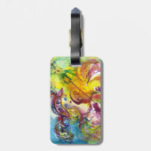 ARLECCHINA VIOLINIST / Venetiaanse carnavalsnacht Bagagelabel (Achterkant verticaal)